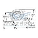 grote-Base-Grote-Para-Plafon-Redondo-2-C-Hule-93760-diagrama