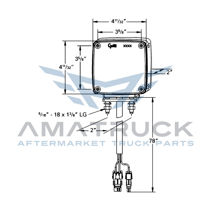 grote-Direccional Grote Doble Cara Ambar-G5543-diagrama