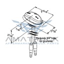 grote-Plafon-Ovalado-Ambar-Grote-2-Led-C-Aro-47963-diagrama