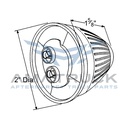 grote-Plafon-Redondo-2-Ambar-Grote-9-Led-G3093-diagrama