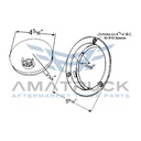 grote-Plafon Redondo 4 Rojo Grote C/Aro Ai-53302-diagrama