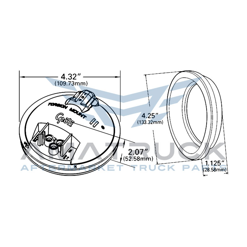 grote-Plafon Redondo 4 Rojo Grote Completo-53012-diagrama