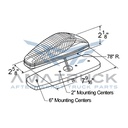 grote-Plafon Zepellin Ambar Grote 6 Leds Aerodin-47183-diagrama