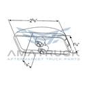 grote-Plafon Zepellin Blanco Grote Led Mini-60421-diagrama