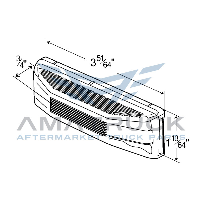 grote-Plafon-Zepellin-Blanco-Grote-Seri-19-Para-Placa-60291-diagrama