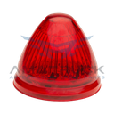 PLAFON REDONDO 2&quot; ROJO  GROTE 9 LED