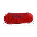 PLAFON OVALADO ROJO GROTE ROJO LED