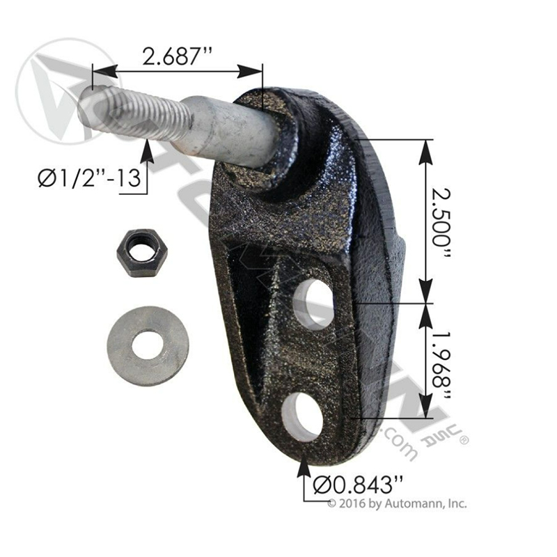 SOPORTE DE AMORTIGUADOR DEL KENWORTH 57322-001