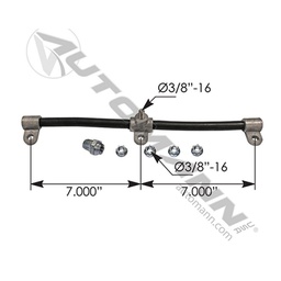 [178.2014BK] CABLE BATERIA NEGATIVO NEGRO 14  ARMADO