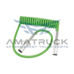 [179.3011.15-40] CABLE 7 LINEAS DE 15' ABS VERDE LARGO AM