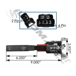 [KW46100] PALANCA DIRECCIONAL KENWORTH 577.59006