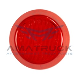 [G1092] PLAFON REDONDO 2&quot; ROJO GROTE 1/2  LED